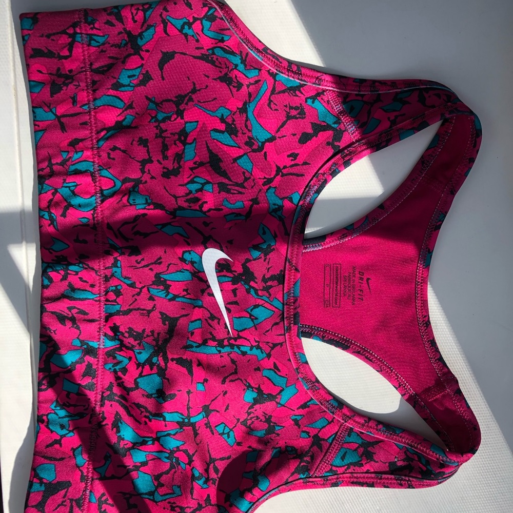 Pink and Blue Nike Sportsbra
